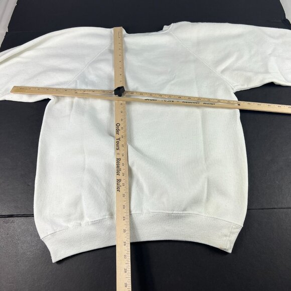 VTG Marcy & Me Cats Sweatshirt Fits Like A Medium White Dingy Crewneck Tag OS - Picture 12 of 16